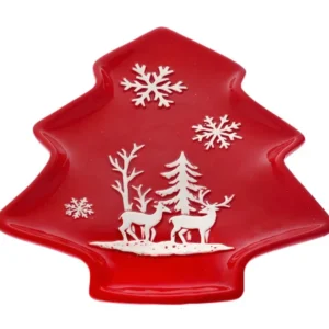 Piatto Rosso Abete
