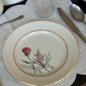 Piatto Vintage Decoro Botanico – Moulin des Loups & Hamage – Ø 23 cm