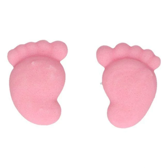 16 Piedini di zucchero per bambini - Rosa