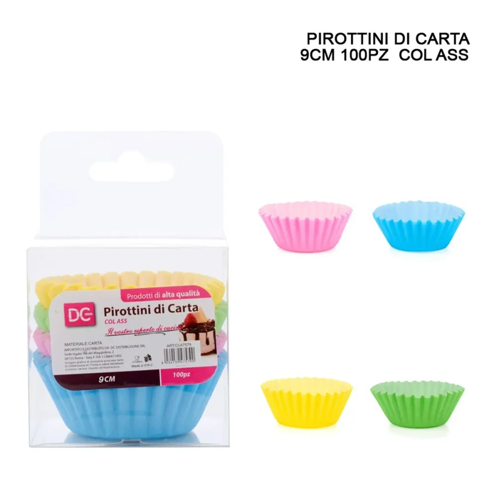 Dc Pirottini Carta 9Cm 100Pz Ass
