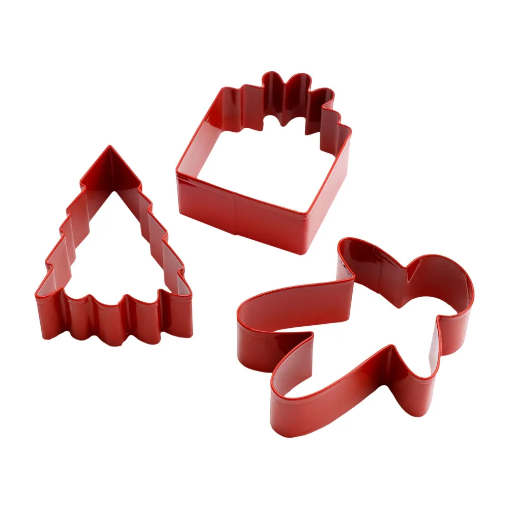 PME Natalizi Set di 3 Tagliabiscotti - Delizie Natalizie