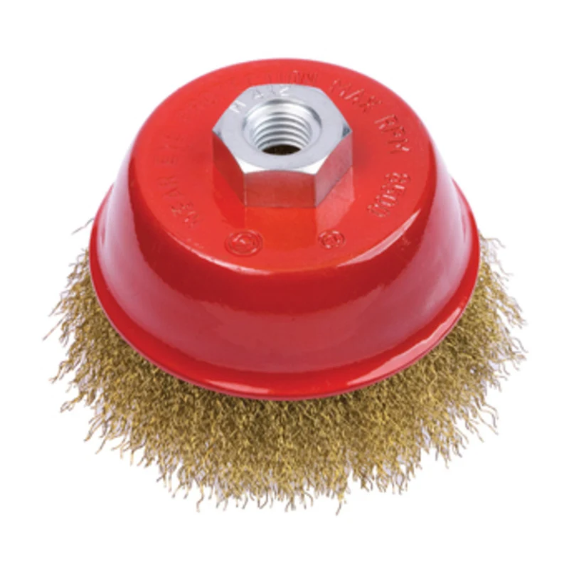 Poggi 485.65B Spazzola Tazza Acc 14Ma D 150 Mm- 1,0 Pz