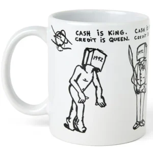 Polar tazza Skate Co. Cash is Queen Mug white