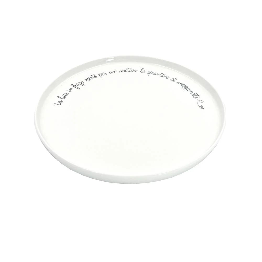 PORCELLANA BIANCA - Gli Onesti Piatto Piano 26Cm X6 Pz Porcellana