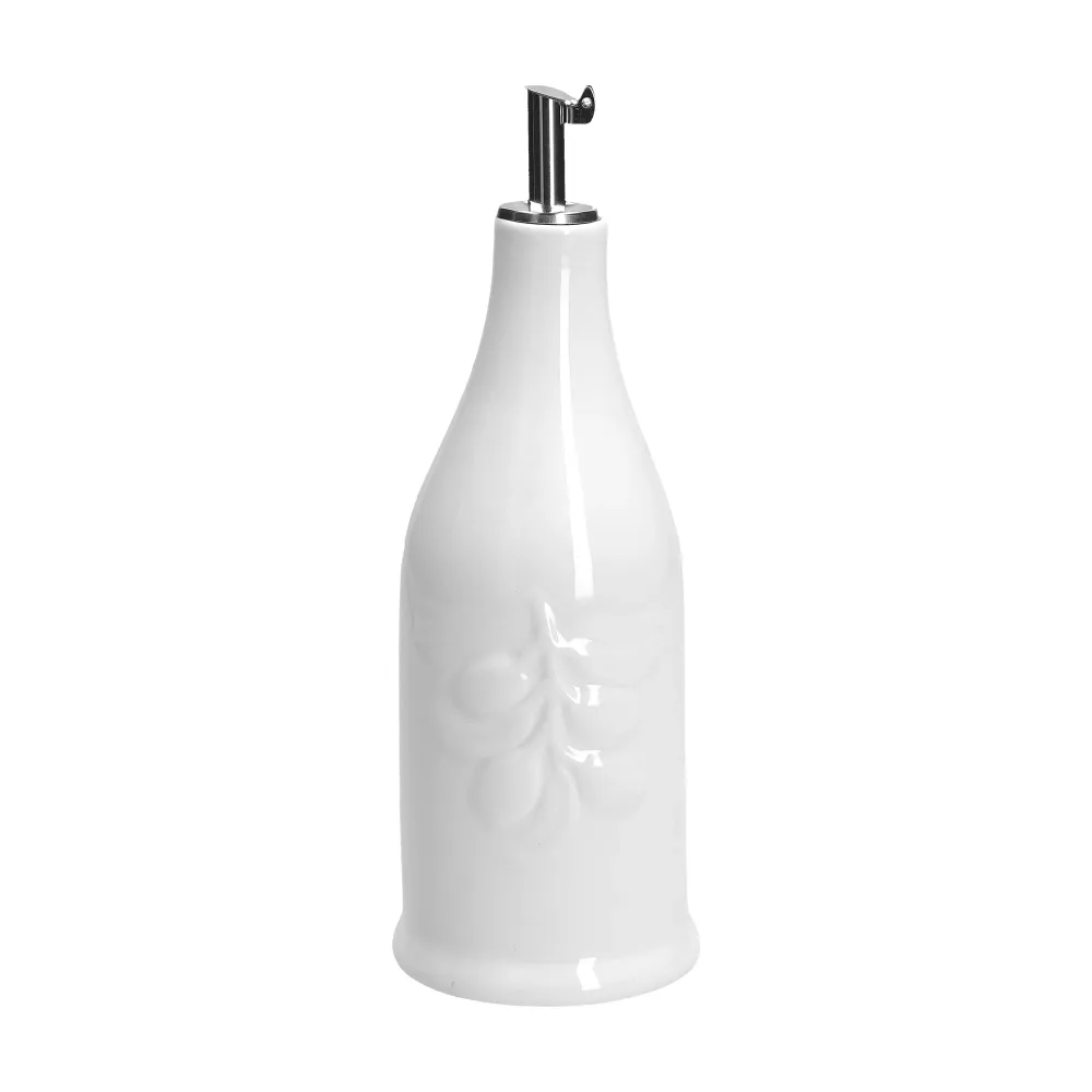 LA PORCELLANA BIANCA Menage Oliera Cilindrica 300ml Bianco Porcellana