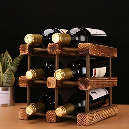 Decorazioni per portabottiglie, armadi per Vino e portabottiglie per Vino per Uso Domestico, Aspetto Elegante e Unico, ric...