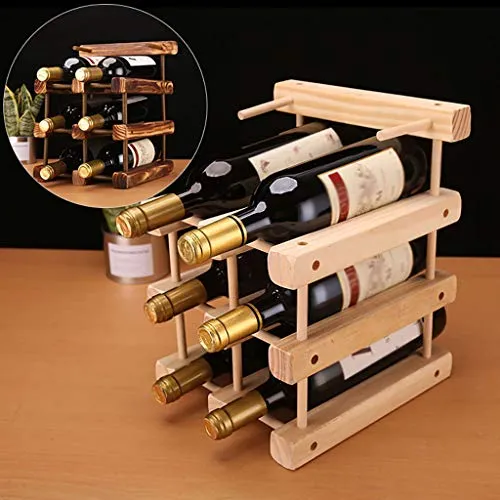 Decorazioni per portabottiglie, armadi per Vino e portabottiglie per Vino per Uso Domestico, Aspetto Elegante e Unico, ric...