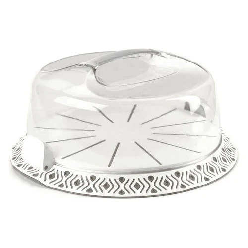 Porta torta Stefanplast 55850 TOSCA Con coperchio Tortora