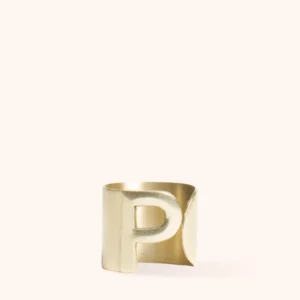 Porta Tovagliolo Lettera P
