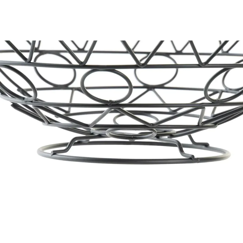 Portafrutta DKD Home Decor Metallo (28 x 28 x 10 cm)