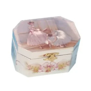 Portagioie ballerine con carillon 15x11cm