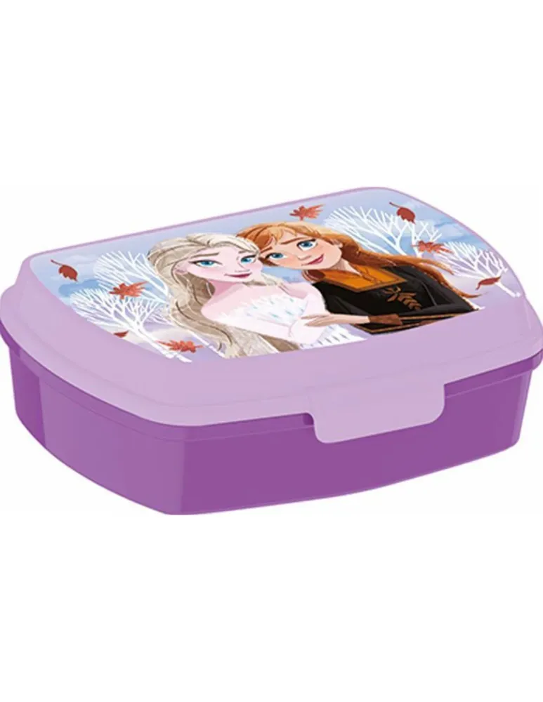 Portapranzo Frozen Disney PVC | Contenitore Sandwich per Bambine BPA Free | Elsa & Anna