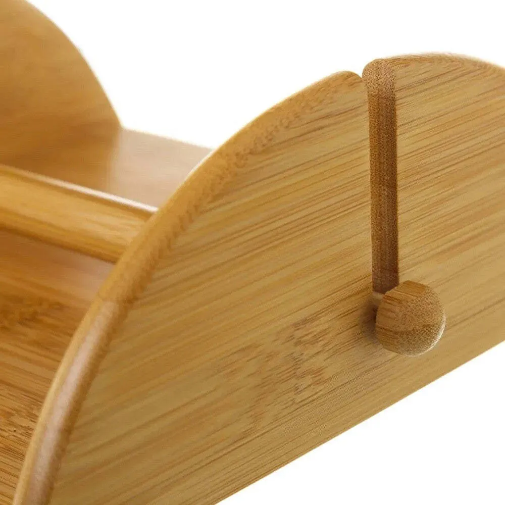 Portatovaglioli Bambù Con Fermo Porta Tovaglioli Da Tavola Supporto Da Cucina