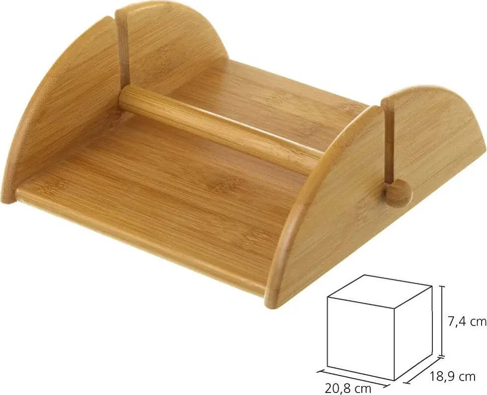 Portatovaglioli Bambù Con Fermo Porta Tovaglioli Da Tavola Supporto Da Cucina