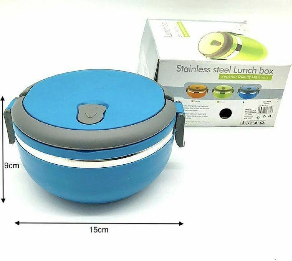 Portavivande Ermetico 700 Ml Contenitore Inox Abs Contenitore Porta Pranzo
