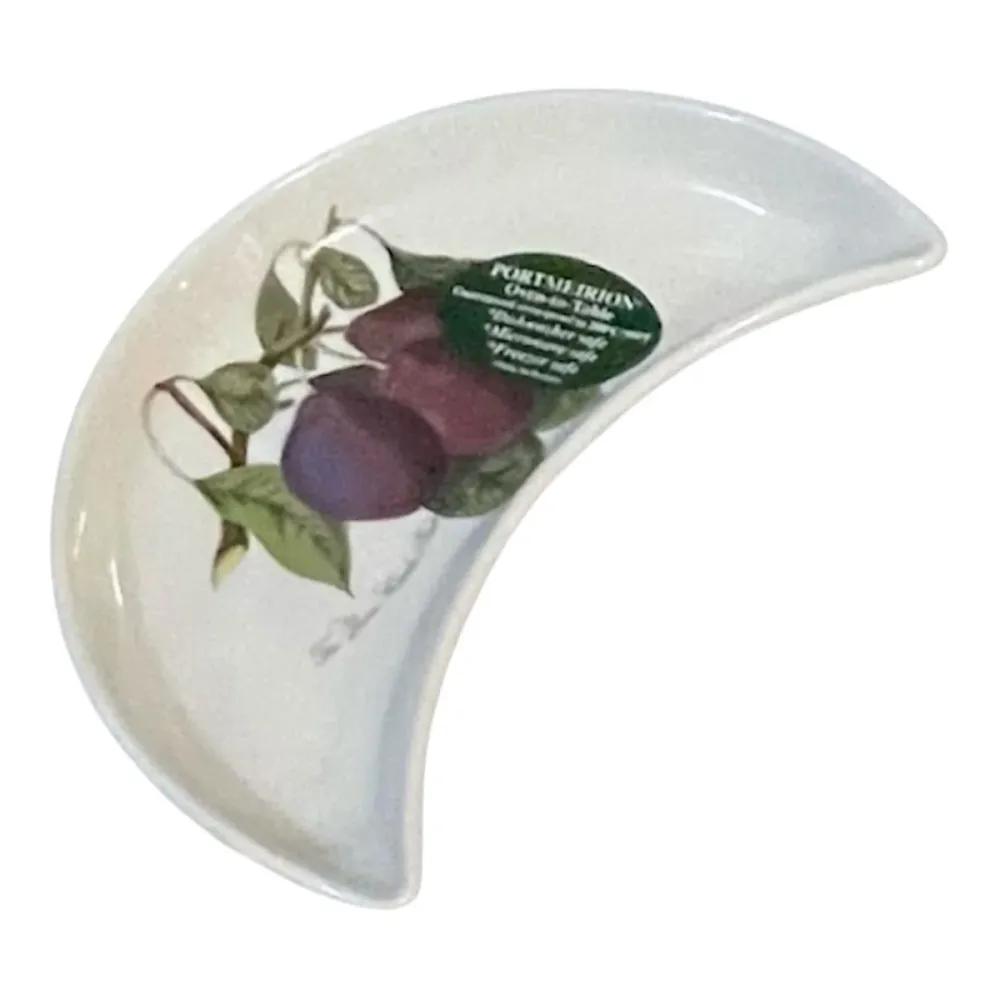 Piatto mezzaluna Pomona ceramica inglese Portmeirion