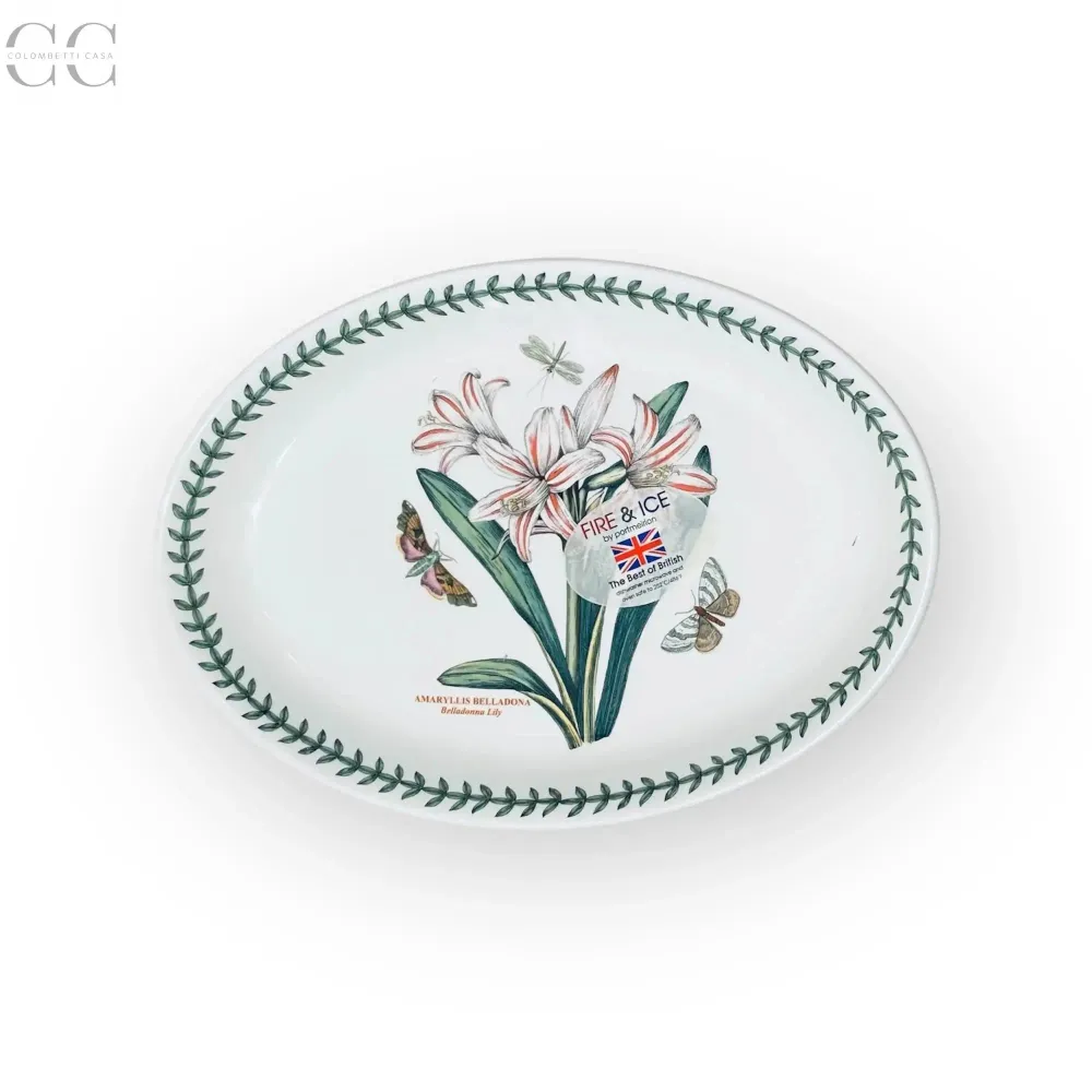 Piatto ovale da forno Botanic Garden ceramica inglese Portmeirion