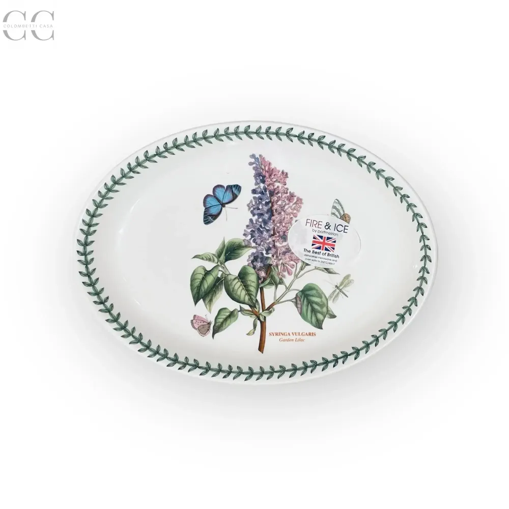 Piatto ovale da forno Botanic Garden ceramica inglese Portmeirion