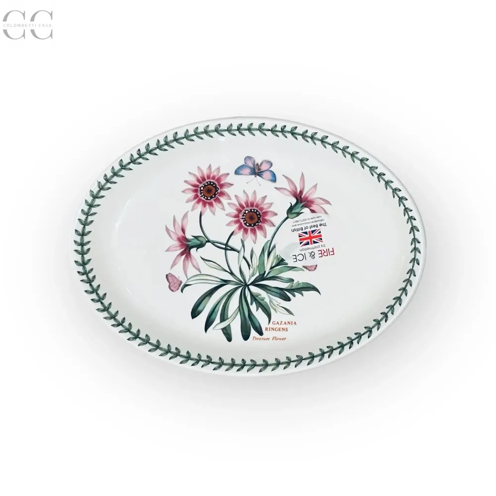 Piatto ovale da forno Botanic Garden ceramica inglese Portmeirion
