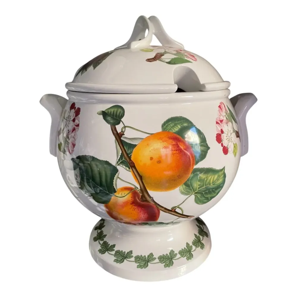Zuppiera con piede Pomona ceramica Portmeirion