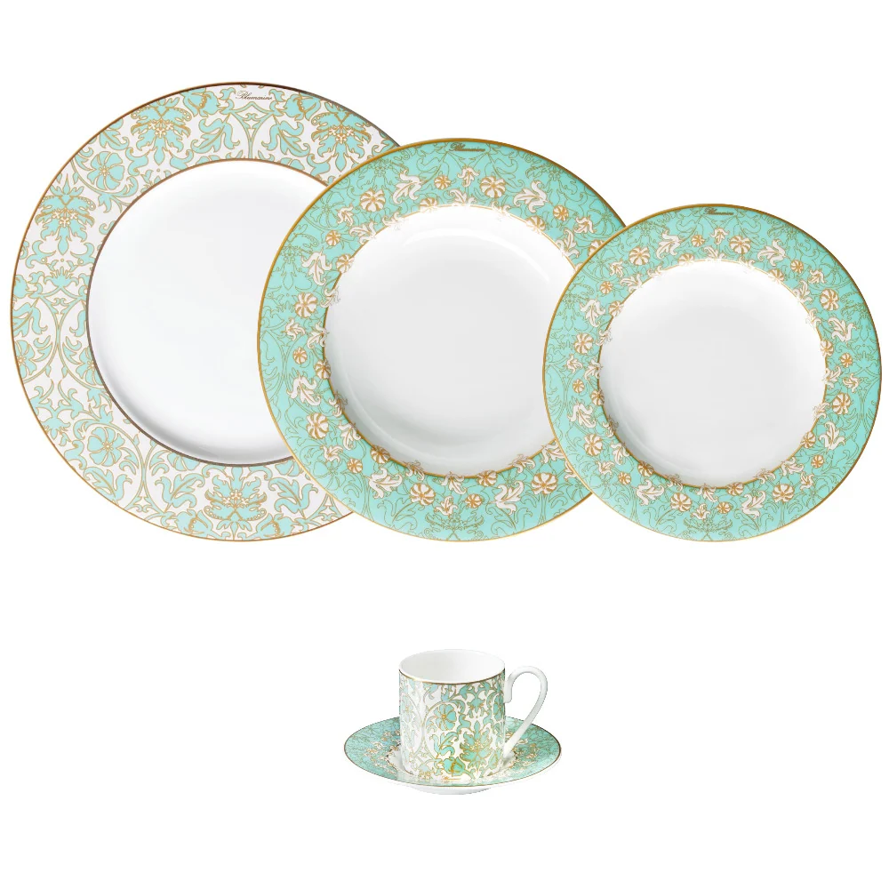Posto Tavola+Tazza Caffè "Lily Rococò" Blumarine