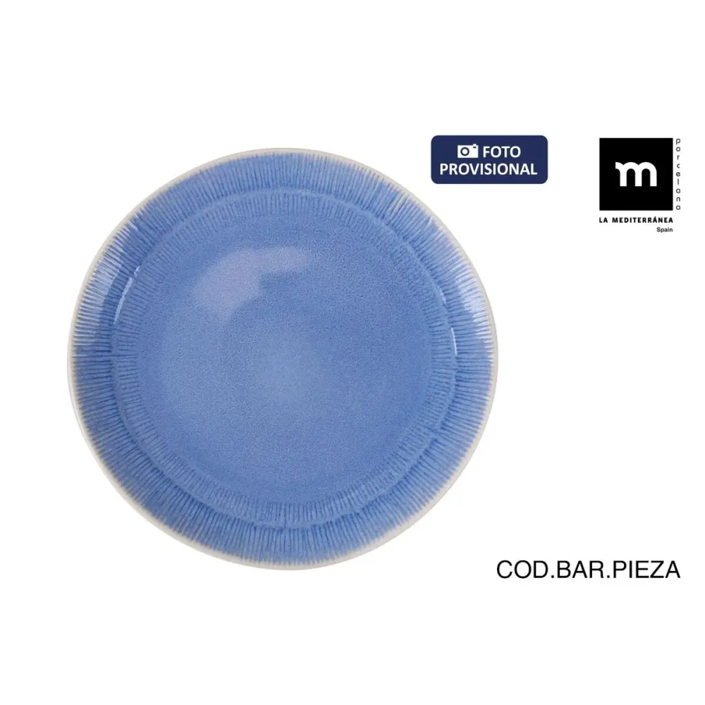 Prato de Jantar La Mediterránea Calobra Azul (12 Unidades)
