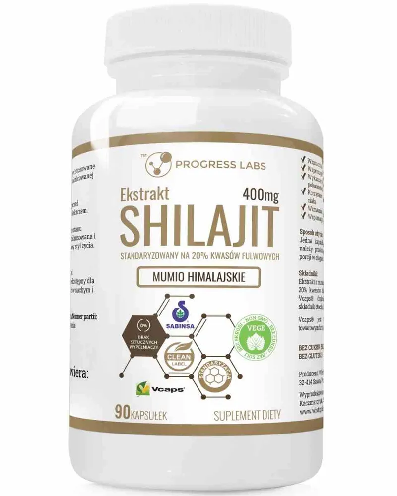 Progress Labs Mumio Shilajt estratto 90 capsule
