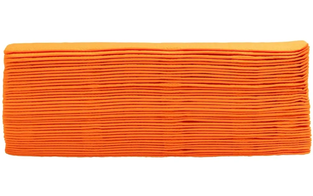 PRONAPPE Tovaglioli da cocktail, 20 × 20 cm, arancione – FSC – 50 pz
