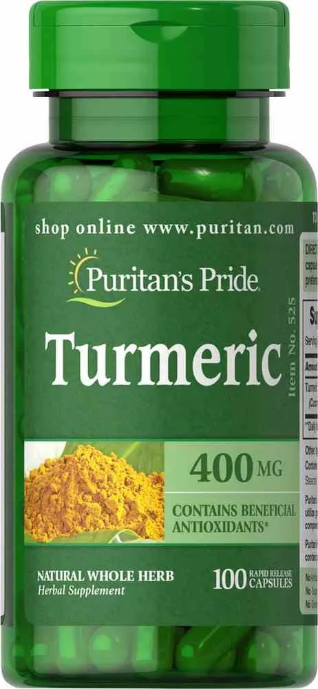 Puritan's Pride Curcuma (Turmeric) 400 mg 100 capsule