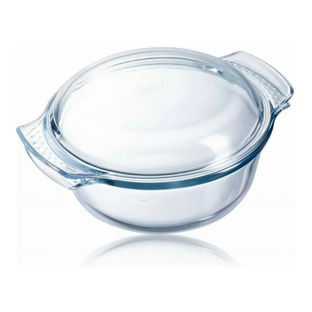 Casseruola con coperchio vetro Pyrex 118A000/5043 Trasparente Vetro