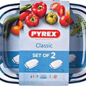 Pyrex Set 2 pirofile Pyrex 912S969/7043