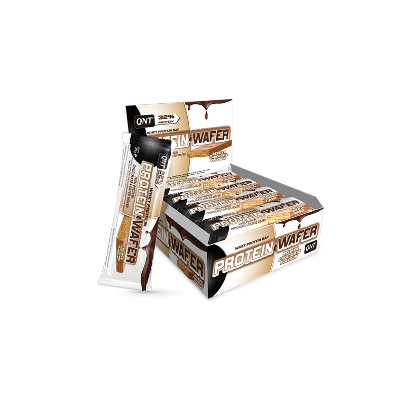 QNT Protein Wafer 32% 12 pezzi 35g gusto cioccolato