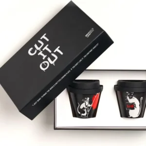 Quy Cup - Set 2 Tazzine Espresso Cut it Out