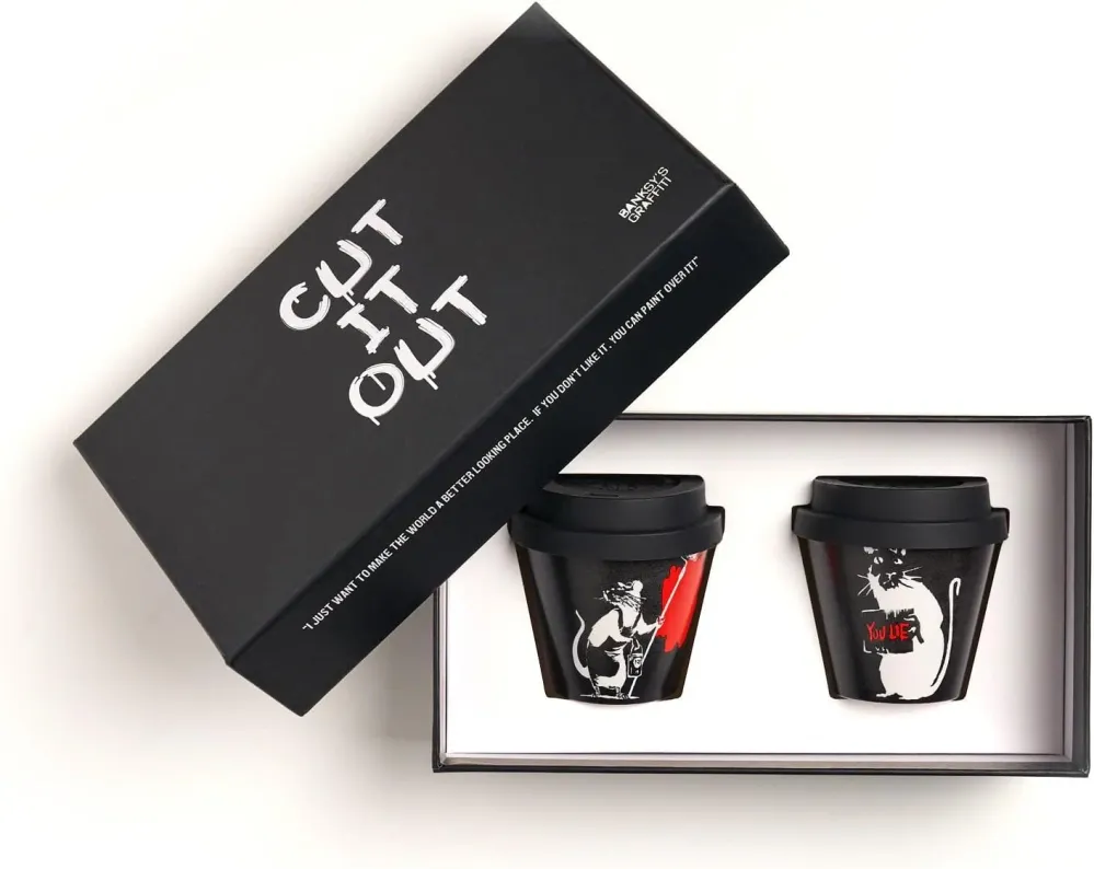 Quy Cup - Set 2 Tazzine Espresso Cut it Out