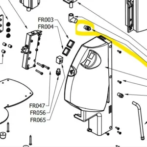 Raccordo vapore dritto per machina da caffè Didiesse frog fr056