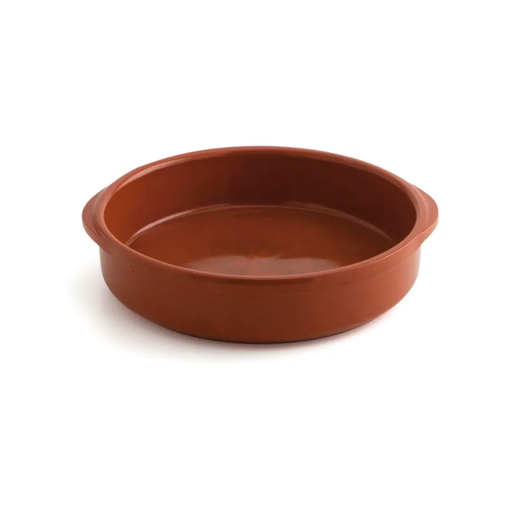 Teglia Raimundo Barro Profesional Marrone Ceramica Ø 22 cm (12 Unità)