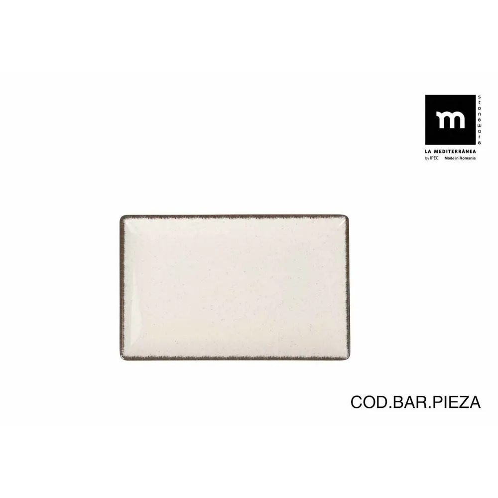 Recipiente de Cozinha La Mediterránea Anllo Retangular 20 x 13 x 2 cm (24 Unidades)