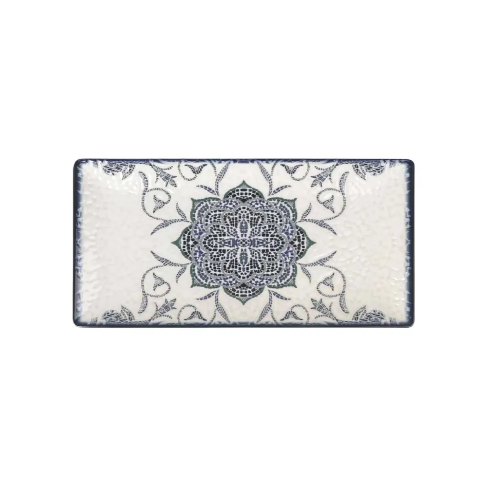 Recipiente de Cozinha La Mediterránea Rosetta Retangular 30 x 15 x 2 cm (18 Unidades)