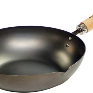 Riverlight Koku Wok 28cm IH Compatibile Made Japan Frying Pan