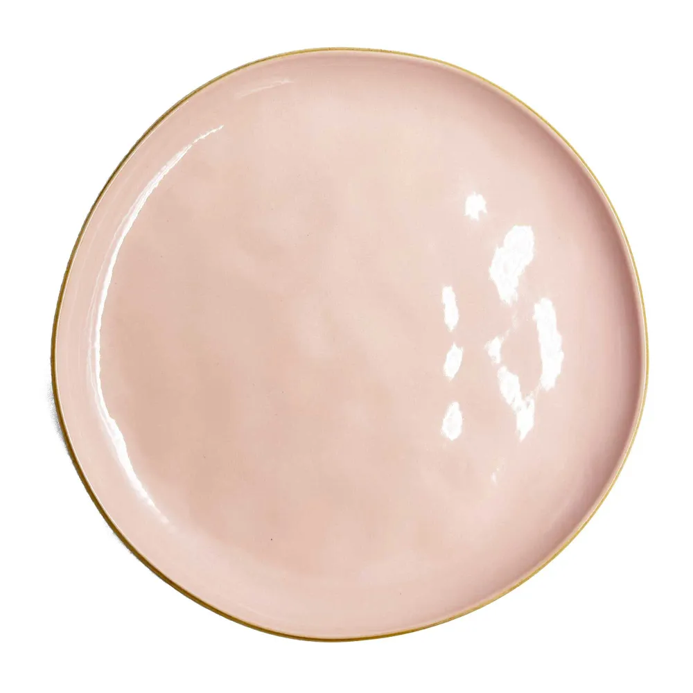 ROSE & TULIPANI Concerto Cipria Piatto Frutta 20cm Stoneware