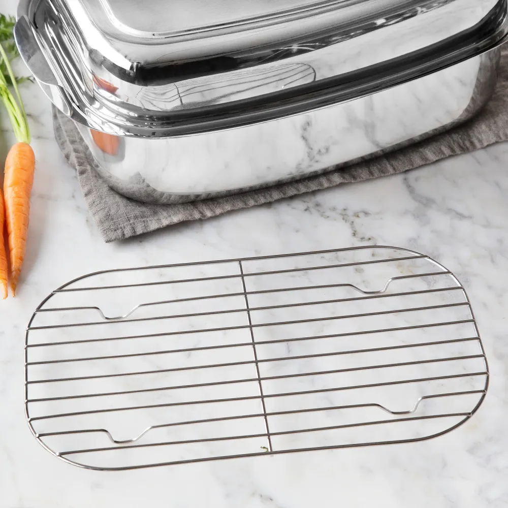 Rotamante acciaio inossidabile da 3 1 36 x 24 x 9,6 cm (7,2 L) con coperchio inclusa la ruggine rimovibile