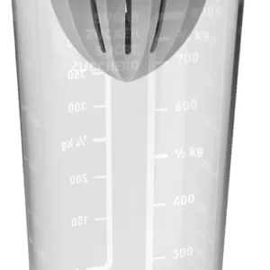 Rotho Shaker 1 l, 9,4 × 9,4 × 22,4 cm, plastica, bianco