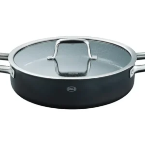 RÖSLE padella da portata Ebonic ProNero ø 28 cm con coperchio
