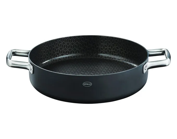 RÖSLE padella da portata Ebonic ProNero ø 28 cm con coperchio