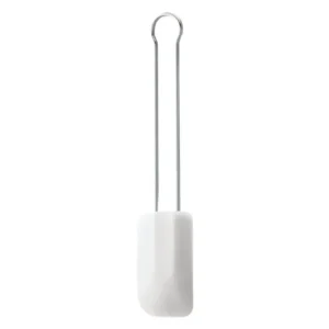 RÖSLE Spatola per impasto silicone grande bianca 26x5 cm