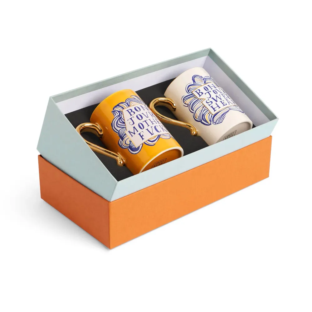 Ruan Hoffman Sweet Heart + Mother Fucker Mugs (Set di 2) - L'Objet