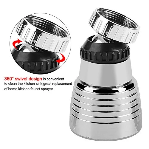 Rubinetto di Acqua 360 Ruota Becco Girevole Spruzzatore con...