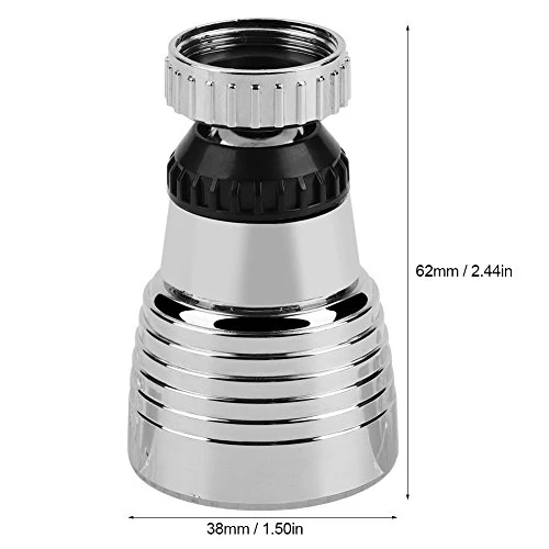 Rubinetto di Acqua 360 Ruota Becco Girevole Spruzzatore con...