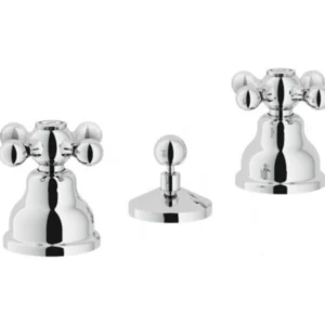Rubinetto Bidet con 3 Fori Nobili serie Grazia finitura Cromo art. GRC5015/CR