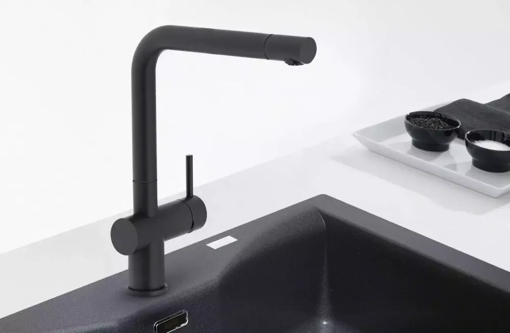 Rubinetto da cucina Active Plus Nero Opaco Franke 115.0653.371